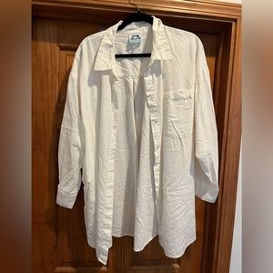 Women’s white button down. Oversized
